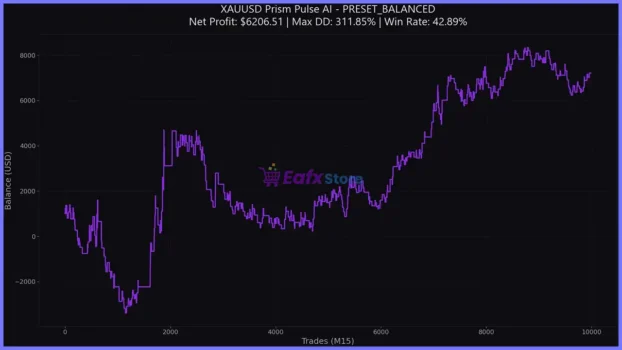 Xau Prism Pulse EA MT5 Results
