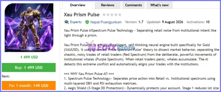 Xau Prism Pulse EA MT5 Review