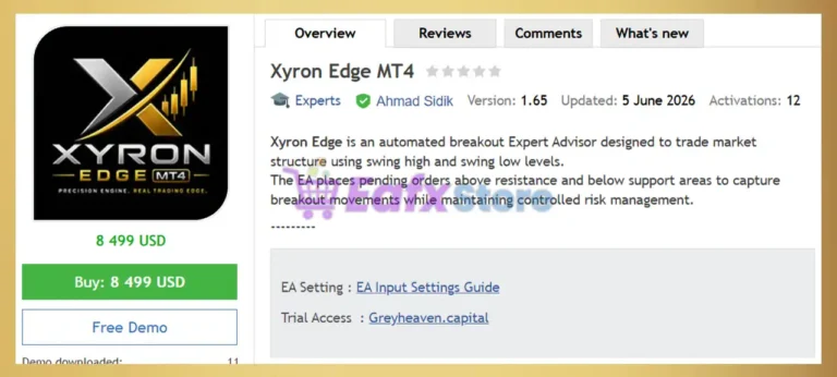 Xyron Edge MT4 Review