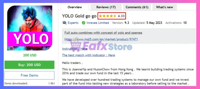 YOLO Gold go go EA Review