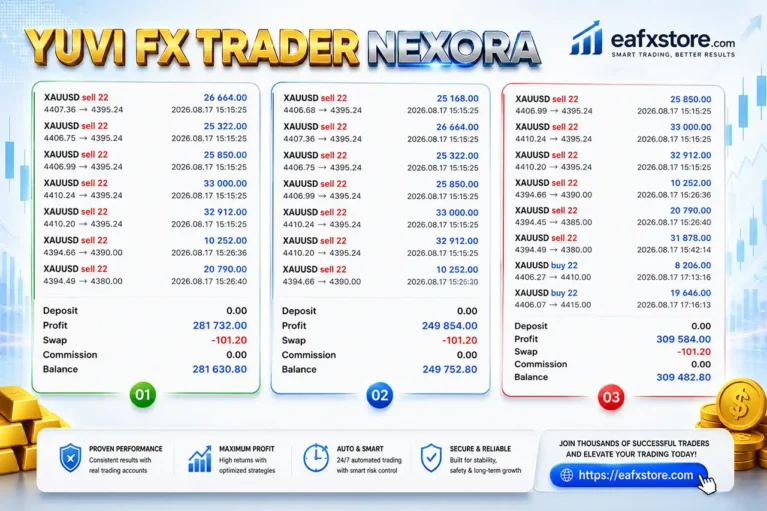 YUVI FX TRADER™ – NEXORA EA Trading Results