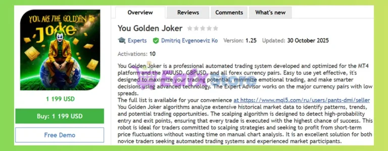 You Golden Joker EA Review