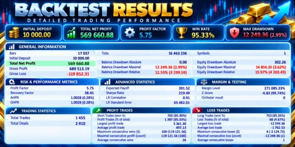 Zafari Scalper EA Backtest Results