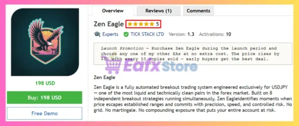 Zen Eagle EA MT5 Review