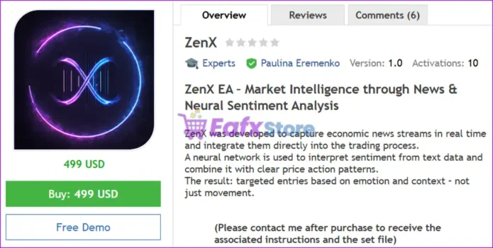 ZenX EA MT5 Overview