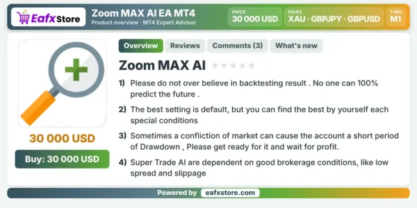 Zoom MAX AI EA MT4 Review